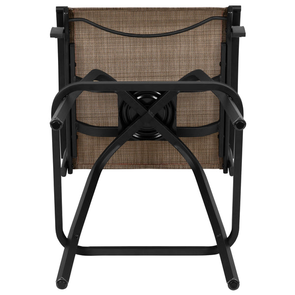 Brown |#| Outdoor Stool - 30 inch Patio Bar Stool / Garden Chair, Brown (Set of 2)