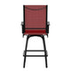 Red |#| Outdoor Stool - 30 inch Patio Bar Stool / Garden Chair, Red(Set of 2)