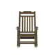 Mahogany |#| Outdoor Patio All-Weather Poly Resin Wood Rocking Chair in Mahogany