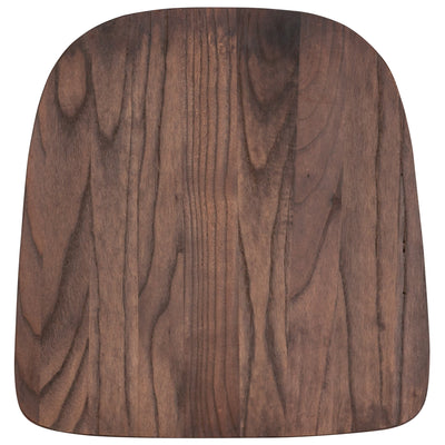 Wood Seat for Colorful Metal Chairs - View 1