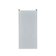 Gray |#| Wood Tray Top Receptacle in Gray - Commercial Grade Push Door Trash Can