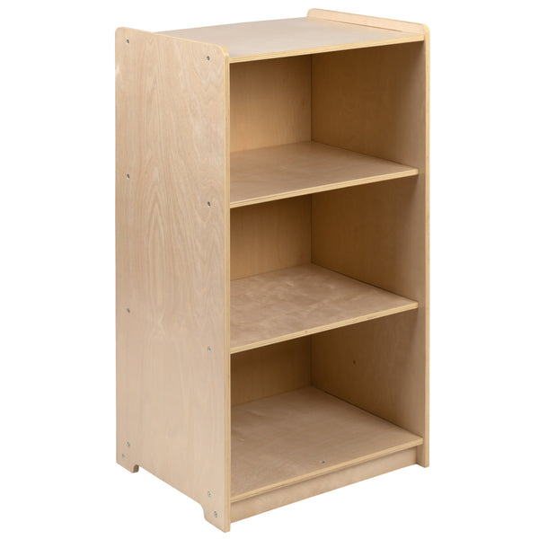 Wooden 3 Section School Classroom Storage Cabinet for Commercial or Home Use