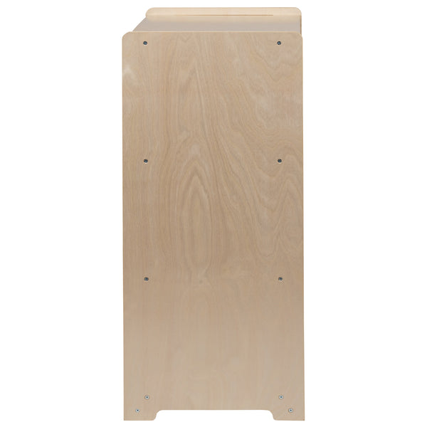 Wooden 3 Section School Classroom Storage Cabinet for Commercial or Home Use