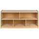 24"H x 48"L |#| Wooden 5 Section School Classroom Storage Cabinet for Commercial or Home Use