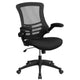 Office Set-Glass Computer Desk, Ergonomic Mesh Office Chair, Filing Cabinet