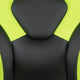 Neon Green |#| High Back Neon Green/Black Racing Style Ergonomic Gaming Chair with Flip-Up Arms