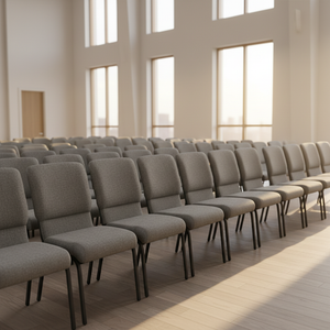 Advantage Church Chairs Front-Facing Stage Perspective