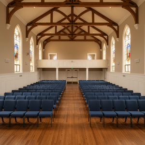 Advantage Molded Foam Chair Two Sections Center Aisle