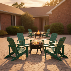 Charlestown Adirondack Set - Two Complete Sets 90s Church Courtyard Golden Hour