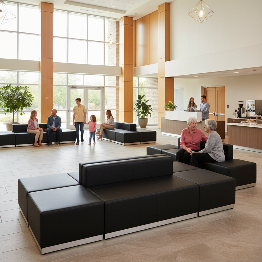 HERCULES Alon Series Black — Church Lobby Lifestyle