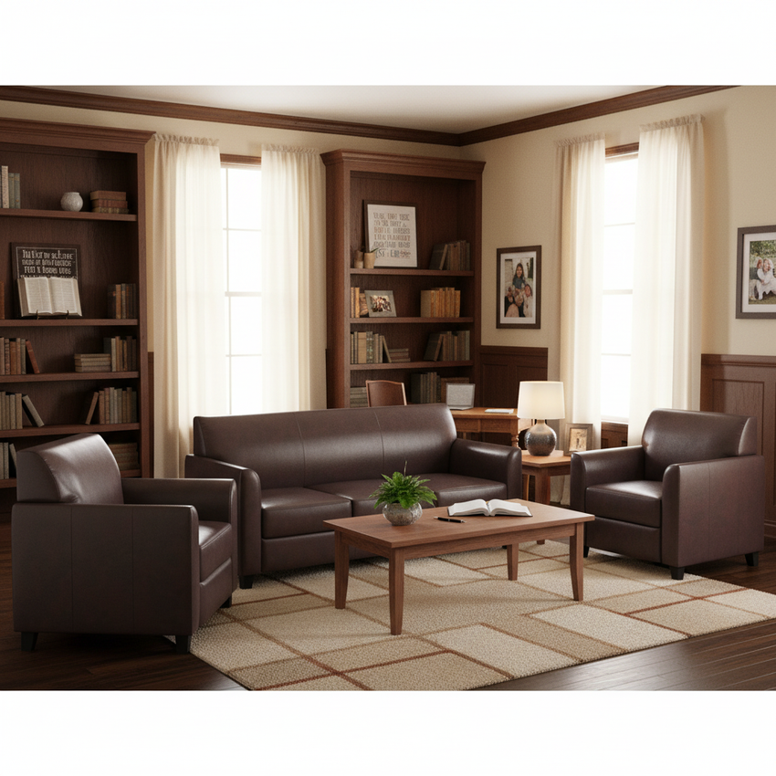 HERCULES Diplomat Series Brown — Pastor's Office Lifestyle