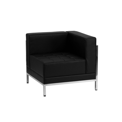 Office reception modular corner seat on white background